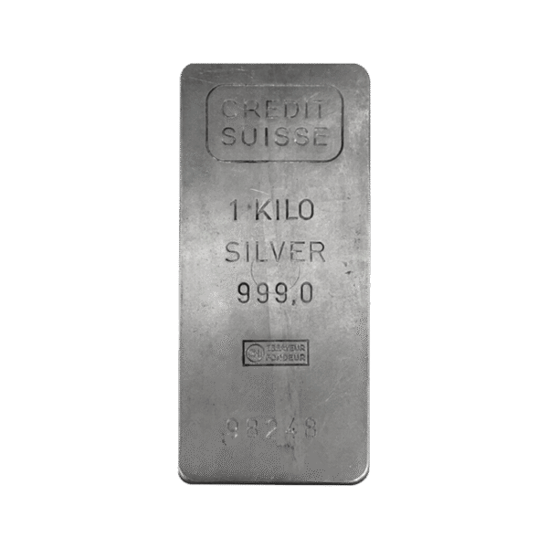 1 kilo Silver Bar Mixed Years