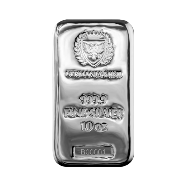10 oz Germania Mint Silver Bar