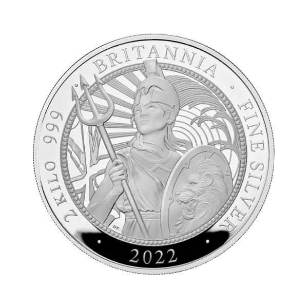 2 kilo Britannia Silver Coin 2022
