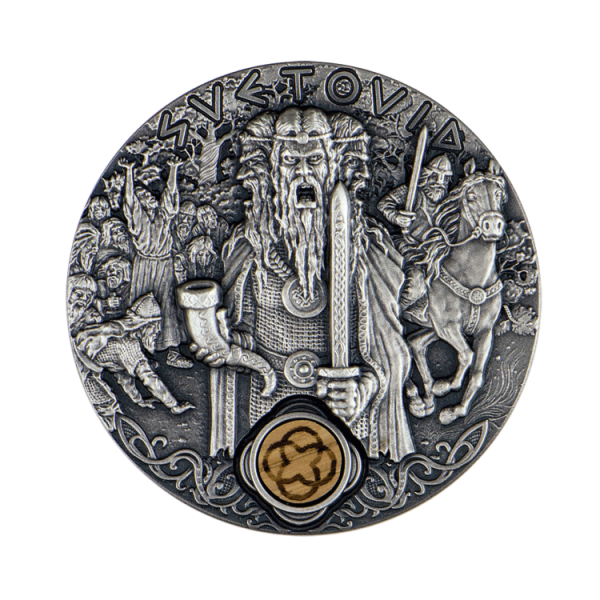 2 Troy ounce silver Svetovid coin 2019