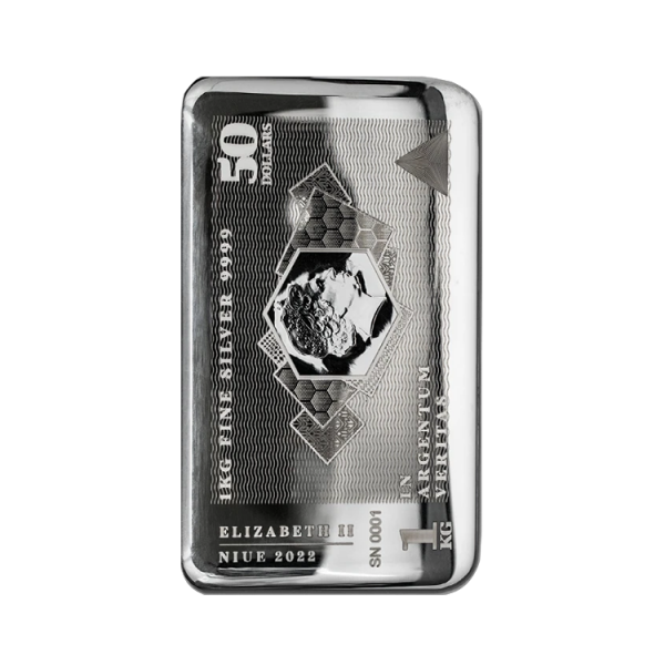 1 kilo silver coin bar silvernote 2022
