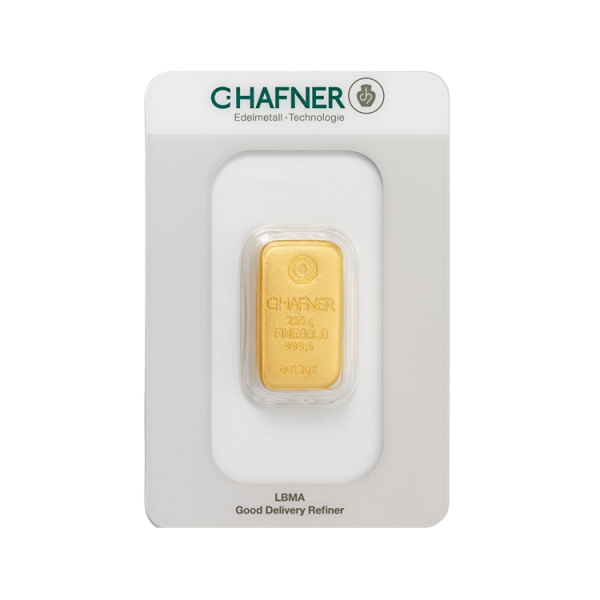 250g C. Hafner Gold Bar