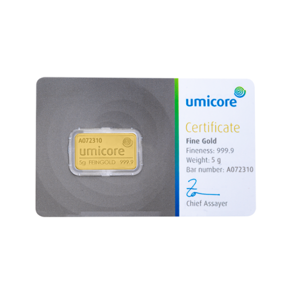 5g Umicore Gold Bar